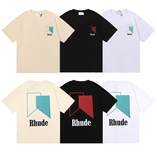 Unisex Rhude casual loose T-shirt