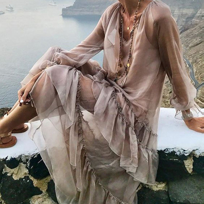 Women's Loose Boho Maxi Dress