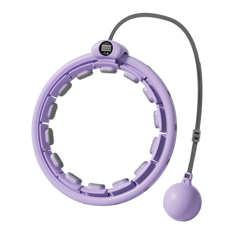 Adjustable Hula Hoop with Massage Knobs and 16 Removable Parts
