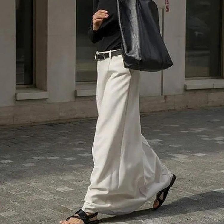 Women's Maxi White Commuter Skirt