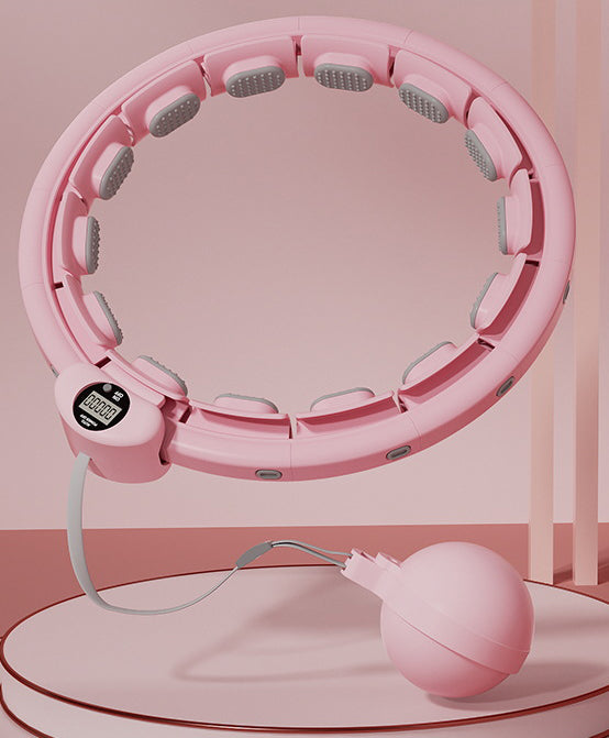 Adjustable Hula Hoop with Massage Knobs and 16 Removable Parts