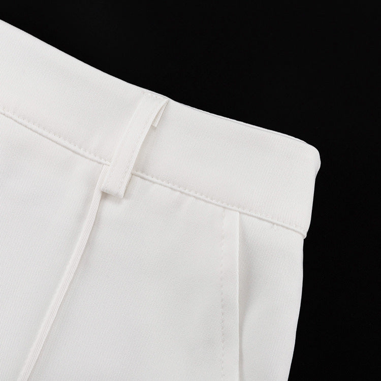 Women's Maxi White Commuter Skirt