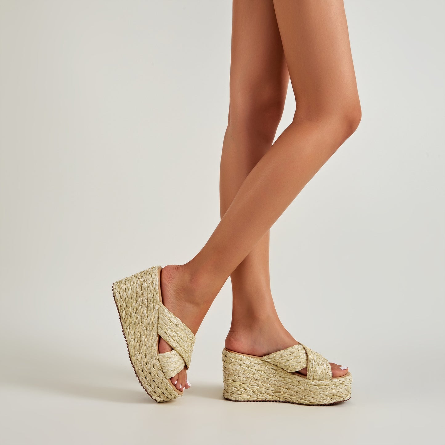 Women's platform fish head outdoor Sandals