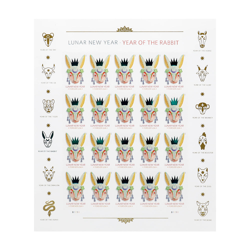 2023 Lunar New Year: Year of the Rabbit Stamps