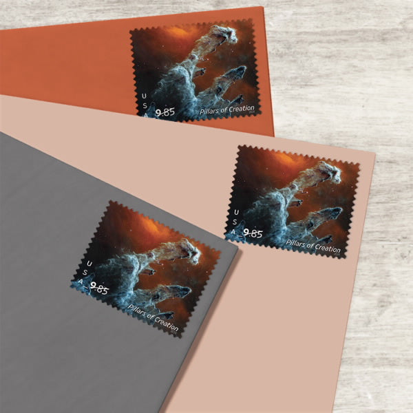 2024 Pillars of Creation $9.85 NASA Webb Space Priority Postage Stamp