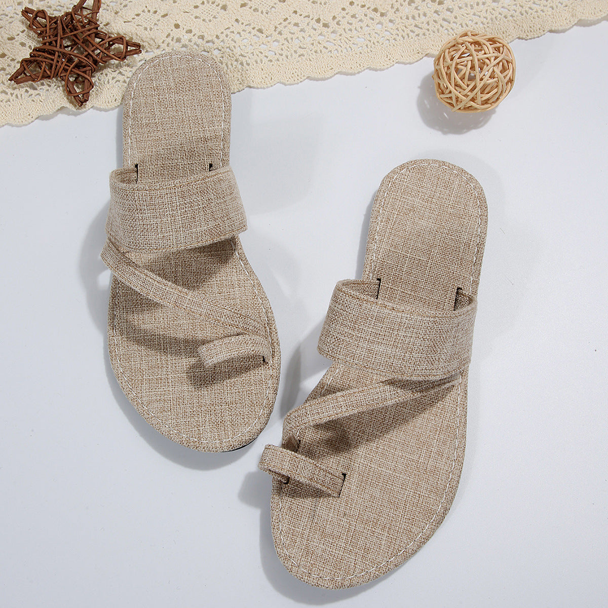 Women's Outdoor Denim Slippers