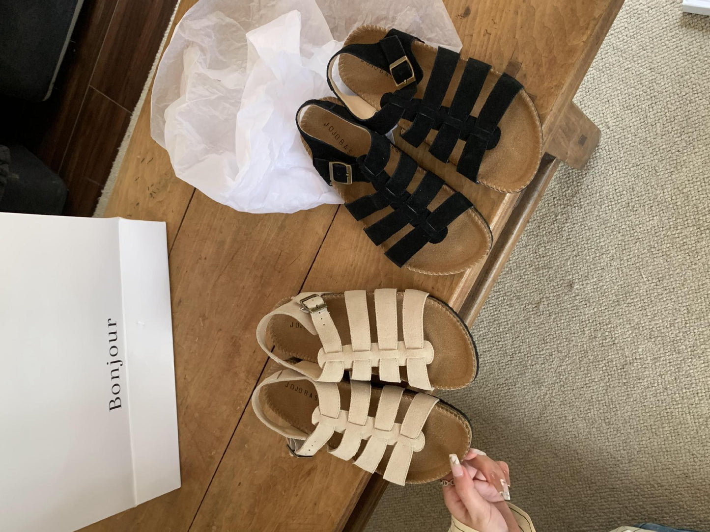 Women's Leather Vintage Roman Sandals