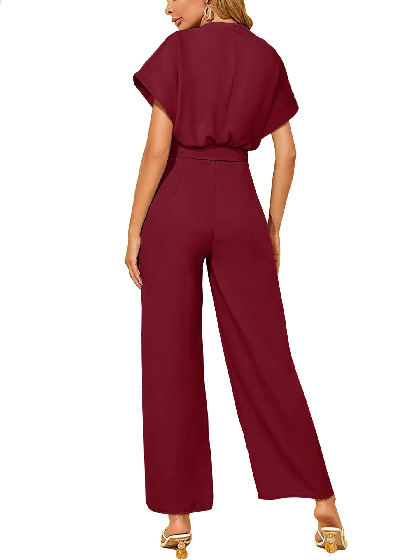Women's Short Sleeve Jumpsuit