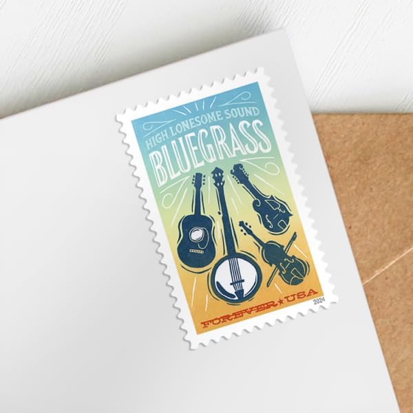 2024 US Bluegrass Music Bands Forever Postage Stamps