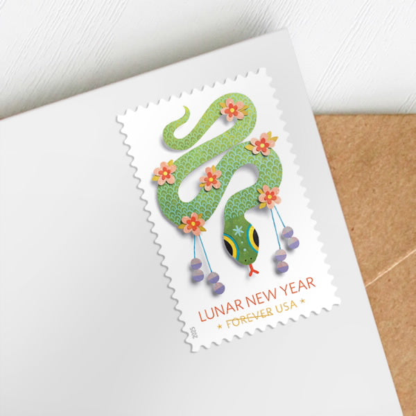 2025 Lunar New Year Of the Snake Forever Stamps