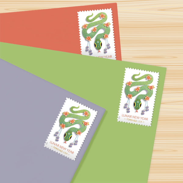 2025 Lunar New Year Of the Snake Forever Stamps