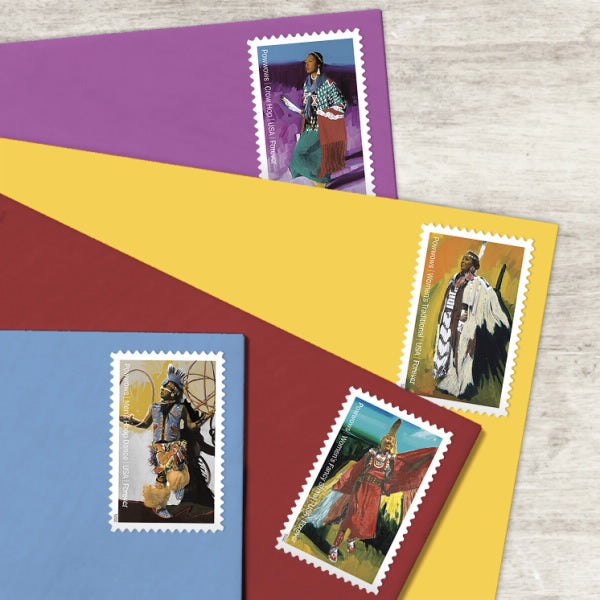 2025 US Powwows Celebrating Native American Traditions Culture Forever Stamps