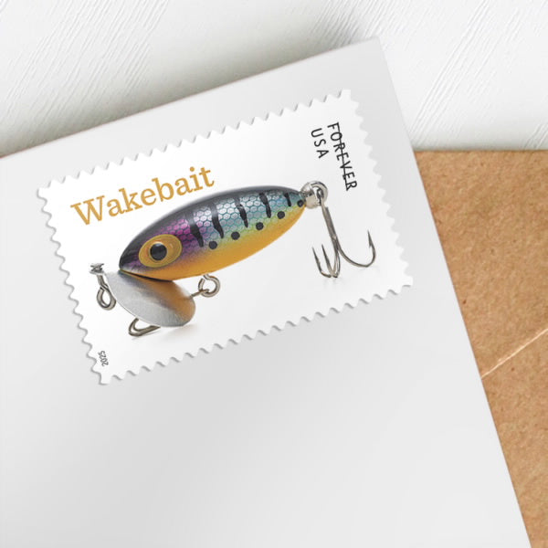 2025 USA Freshwater Fishing Lures Forever Stamps