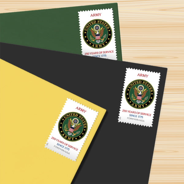 2025 US Army 250th Anniversary Honors Forever Stamps