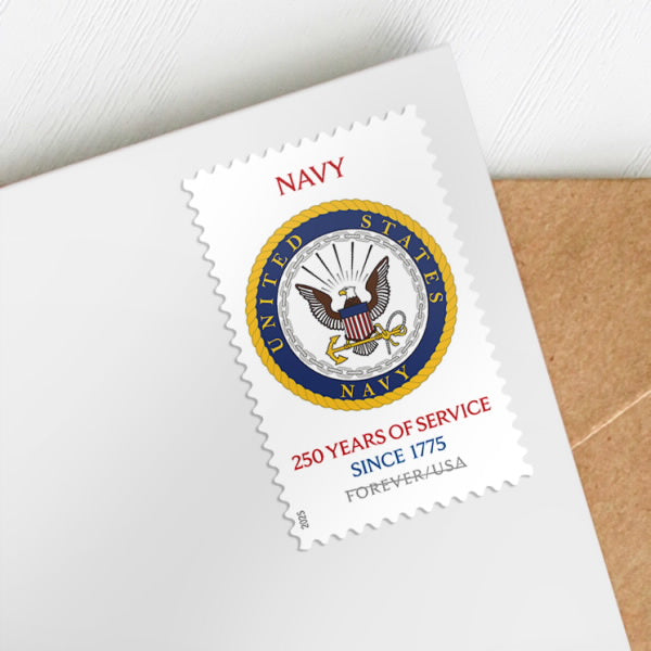 2025 US Navy 250th Anniversary Honors Forever Stamps