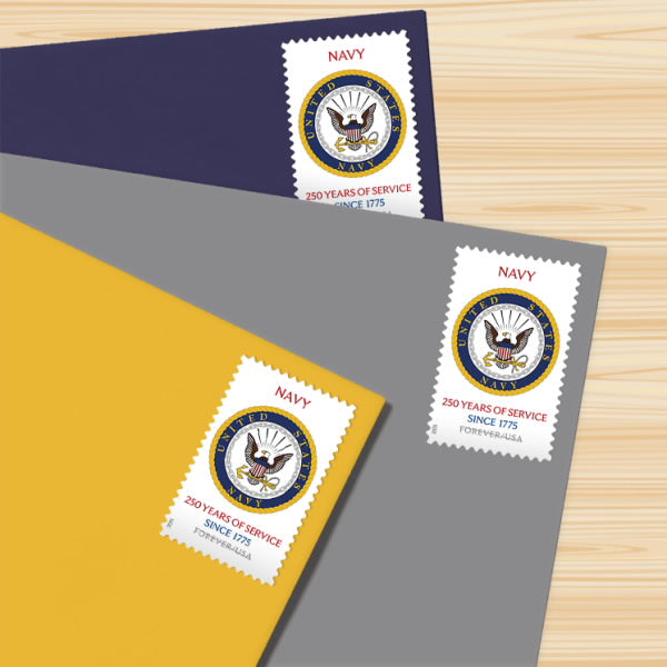 2025 US Navy 250th Anniversary Honors Forever Stamps