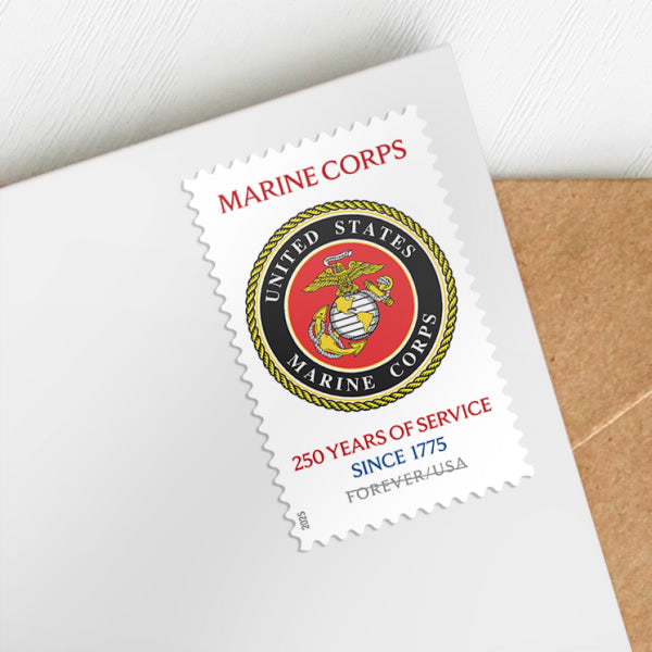 2025 US Marine Corps 250th Anniversary Honors Forever Stamps