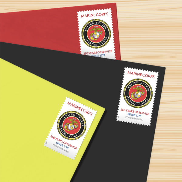 2025 US Marine Corps 250th Anniversary Honors Forever Stamps