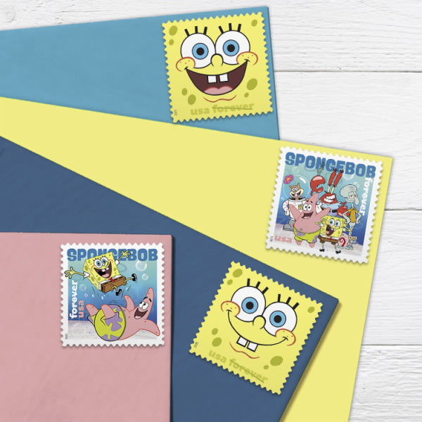 2025 US SpongeBob SquarePants Sheet Of 16 Forever Stamps