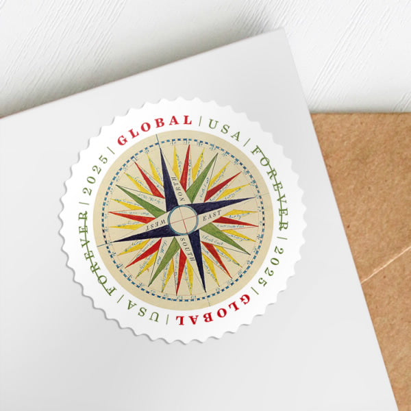 2025 USA Global 1794 Compass Rose International Stamps
