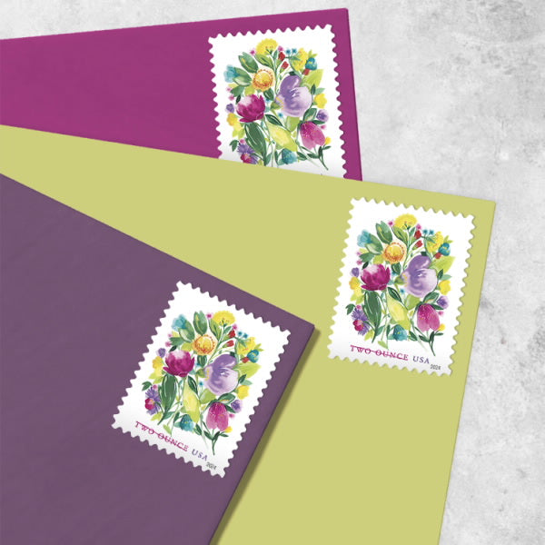 2024 USA Wedding Blooms Two Ounce Forever Stamps