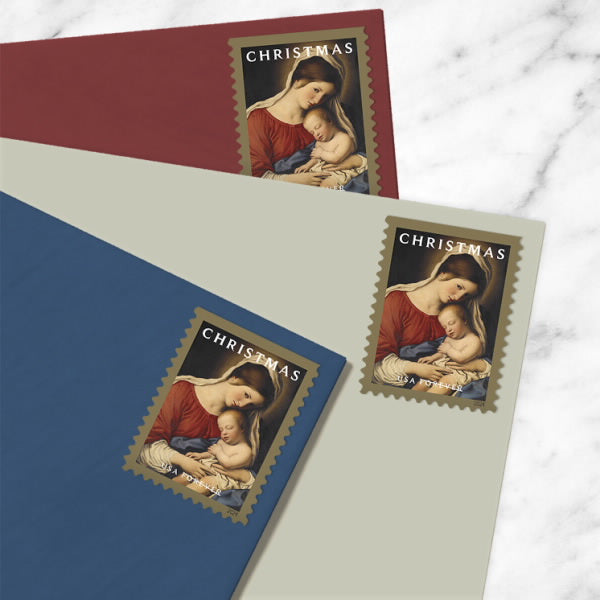 2024 USA New Christmas Madonna And Child Forever Stamps