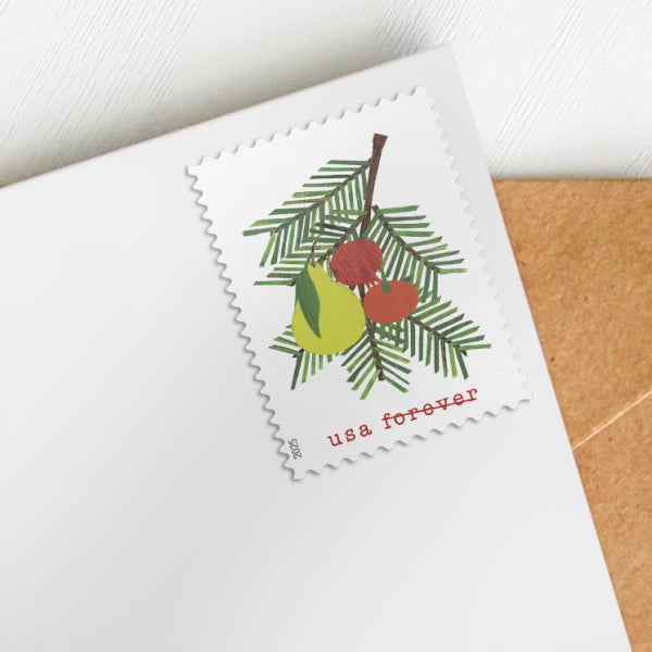 USA Holiday Cheer Forever Stamps Booklet Of 20 Stamps