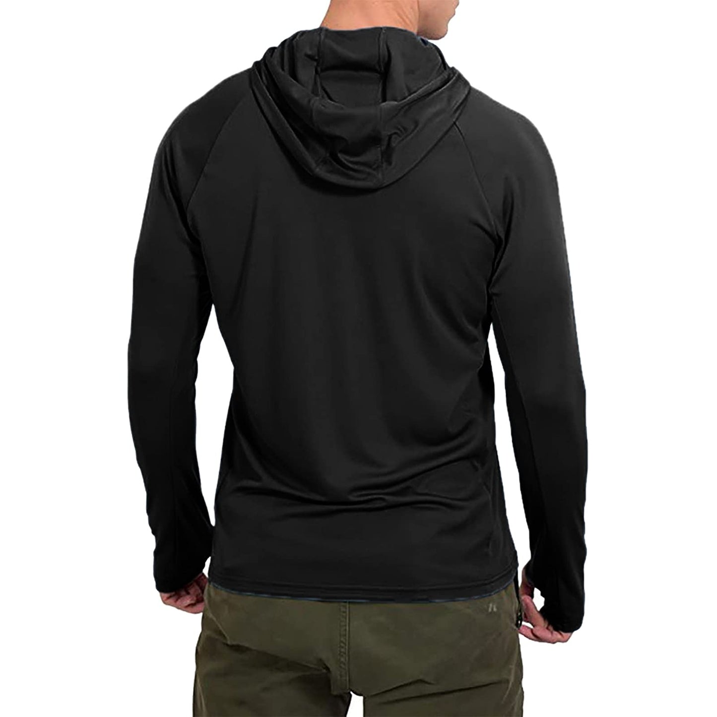 Men's UPF 50+ Professional Fishing Hoodie With Mask Anti-UV Sun Protection Clothes