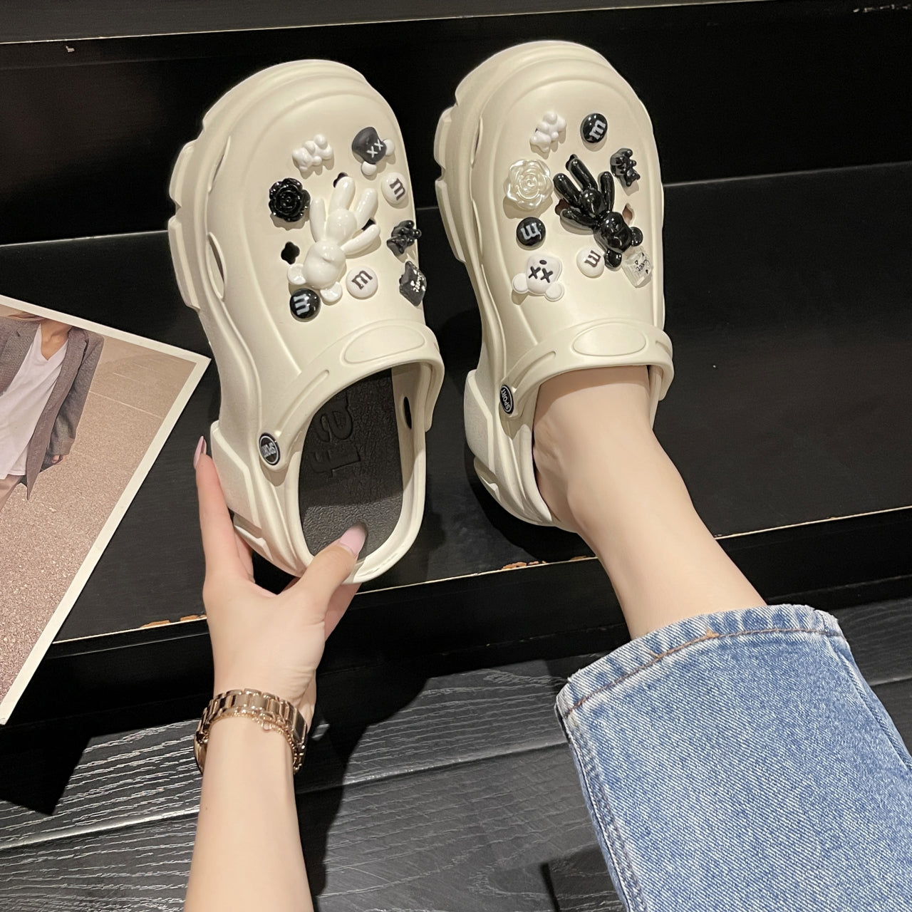 Women Slippers Outdoor Garden Shoes