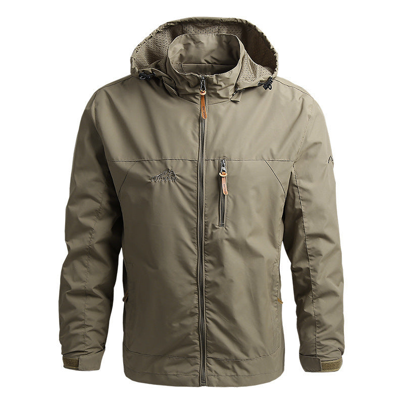 Men Windbreakers Casual Coats Army Tactical Military Jackets