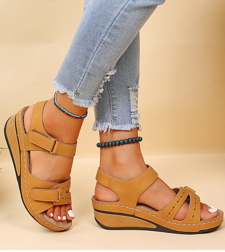 Women Sandals Soft Bottom Wedge Heels Sandals