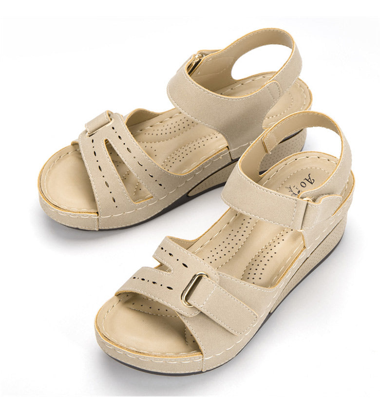 Women Sandals Soft Bottom Wedge Heels Sandals