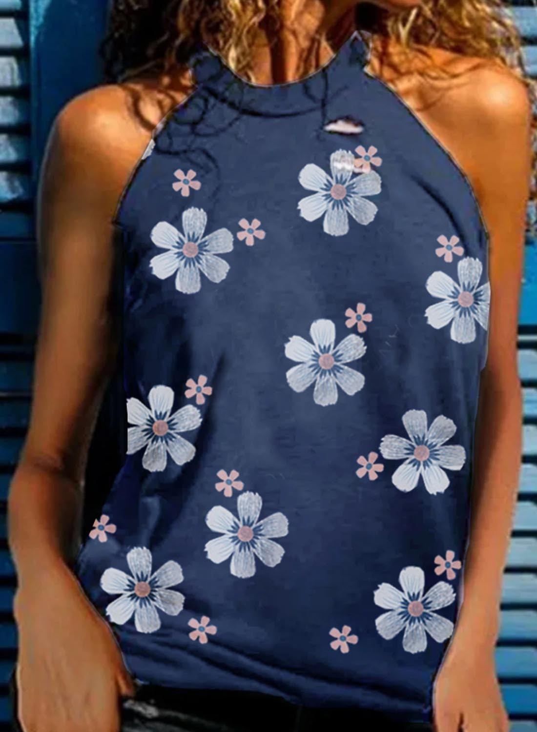 Women's Floral Print Casual T-Shirt