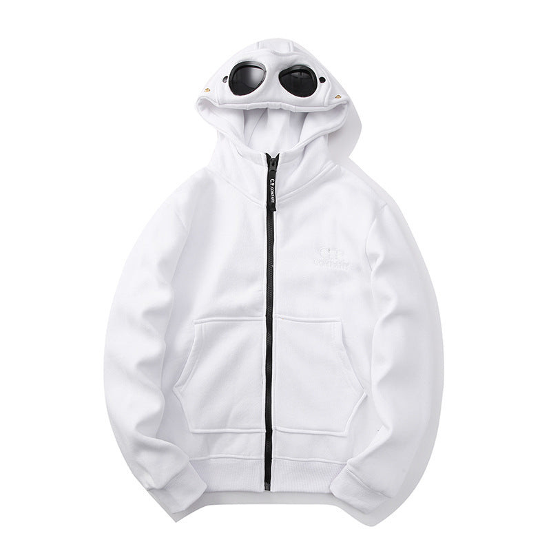 Unisex Casual Hooded Sweatshirt Jacket