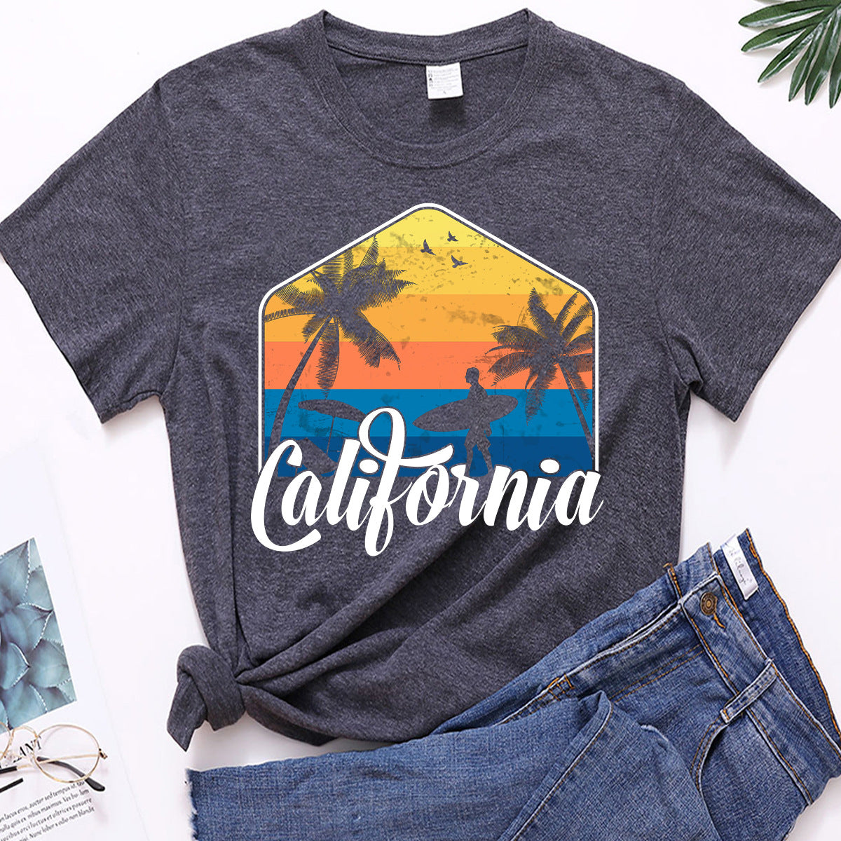 Unisex Print Short Sleeve T-Shirt