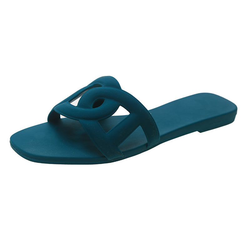 Women Home Slippers Jelly Shoes