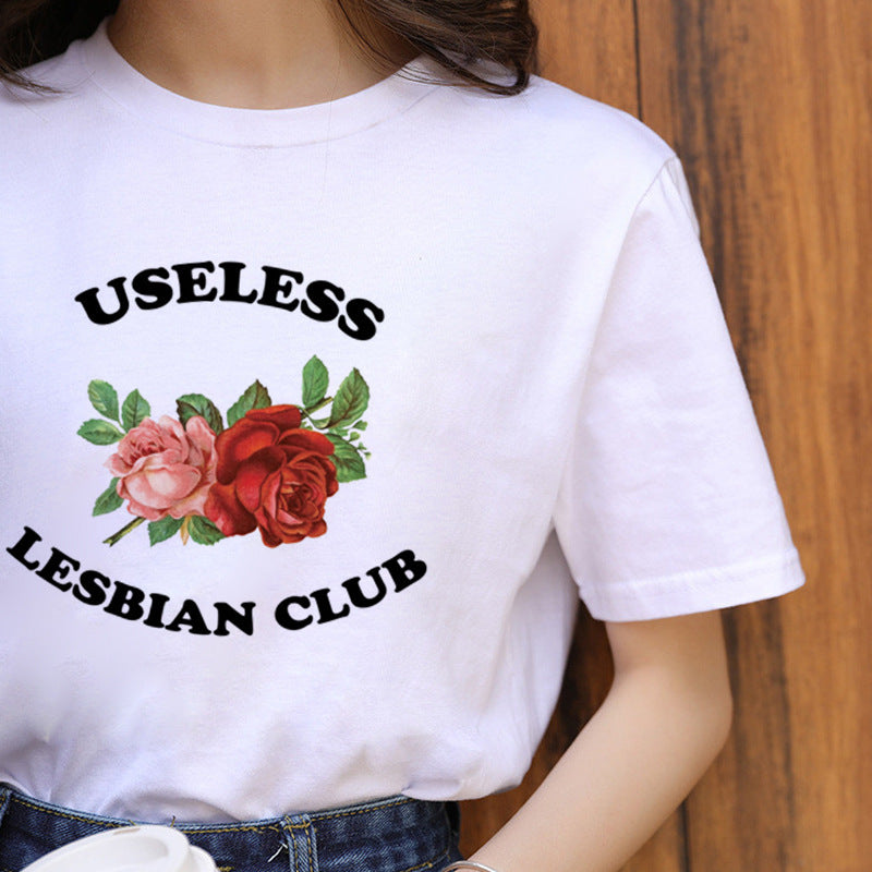 Woman Pride Print T-Shirt