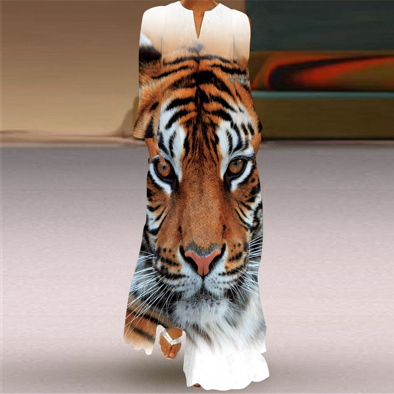 Women's Long Sleeve Maxi Dress
