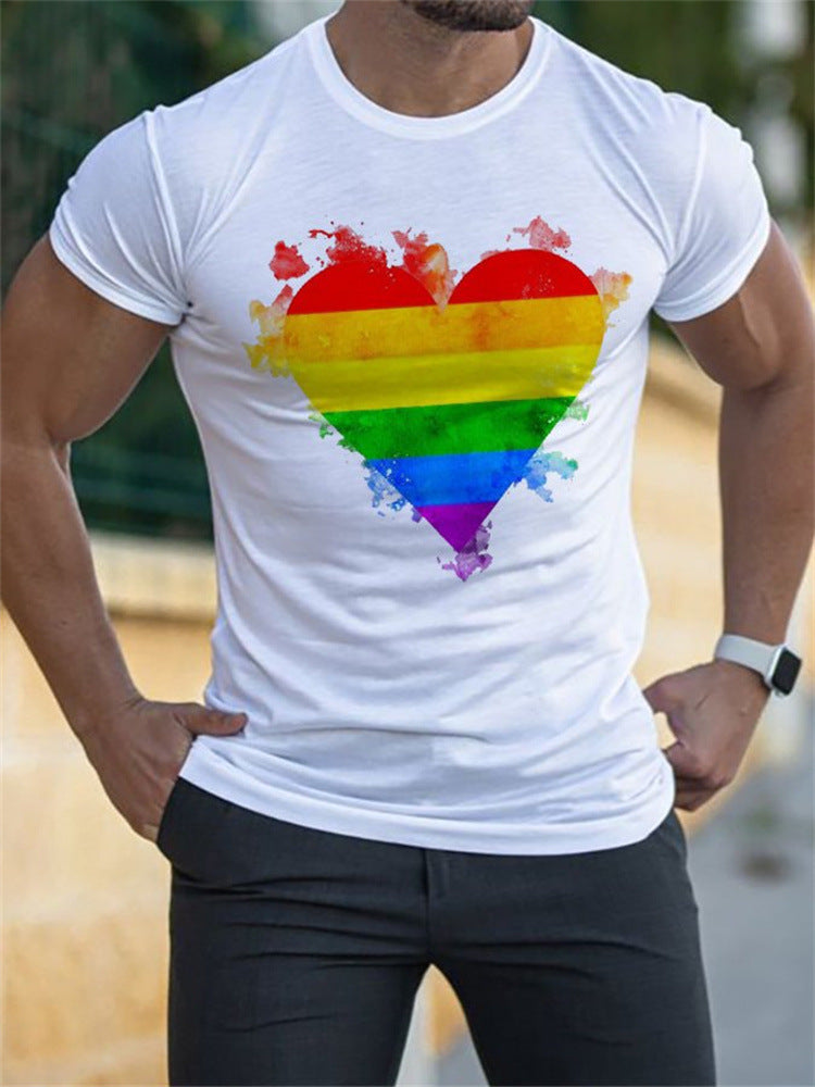 Men's Smiley Face Print T-Shirt