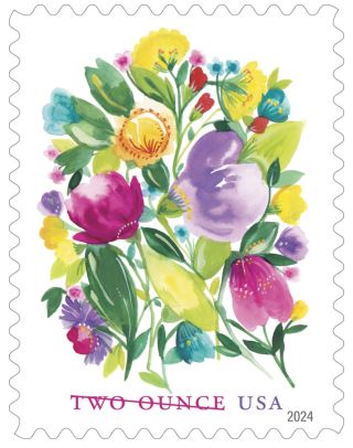 2024 USA Wedding Blooms Two Ounce Forever Stamps