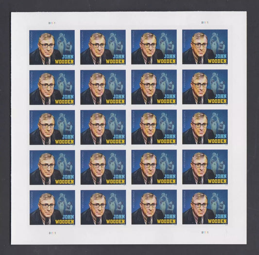 2024 UCLA Legendary Coach John Wooden Forever Postage Stamps