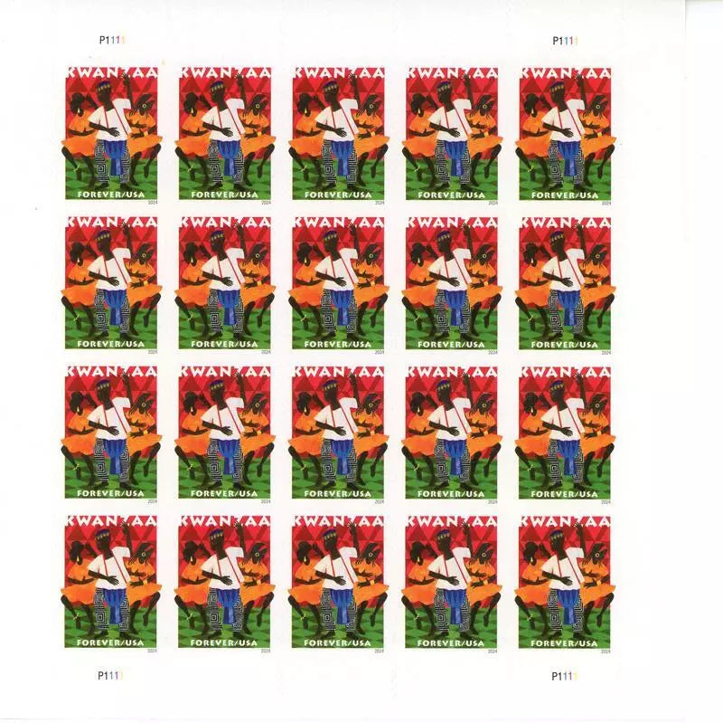 2024 USA Holiday Kwanzaa Forever Stamps