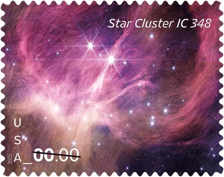 2025 USA Star Cluster NASA Priority Mail Express Stamps