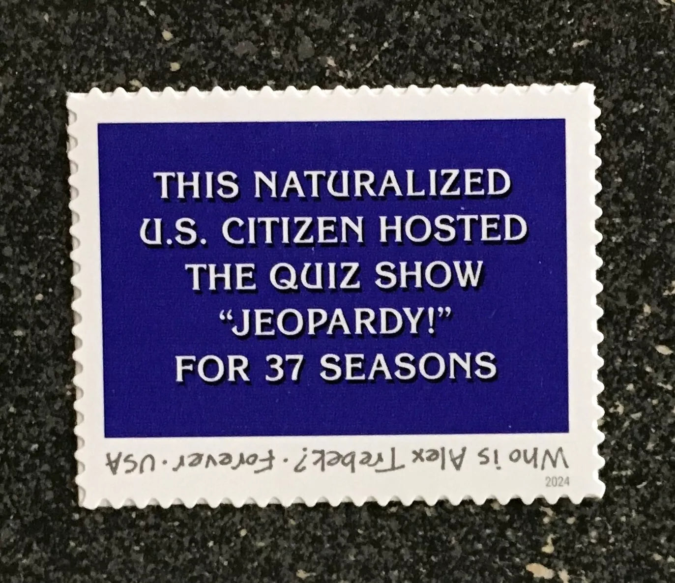 2024 USA Alex Trebek TV Show Jeopardy Forever Stamps