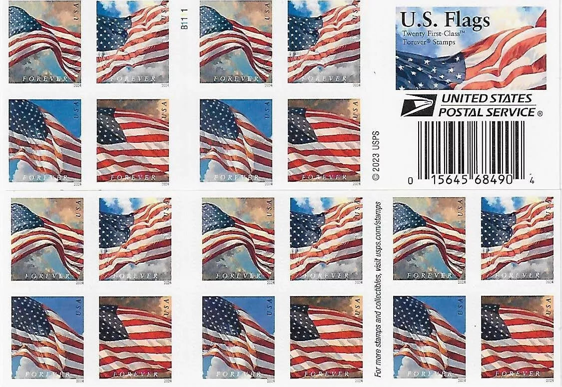 2024 American U.S. Flags Forever Stamps