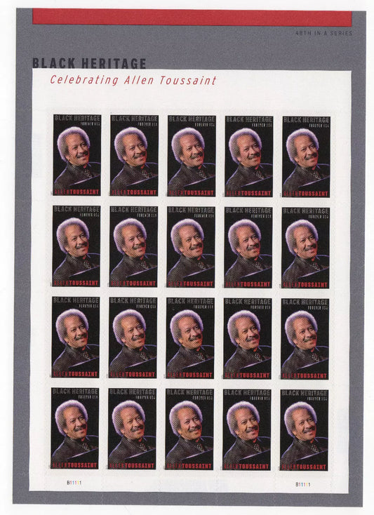 2025 Allen Toussaint Musician Black Heritage Forever Stamps