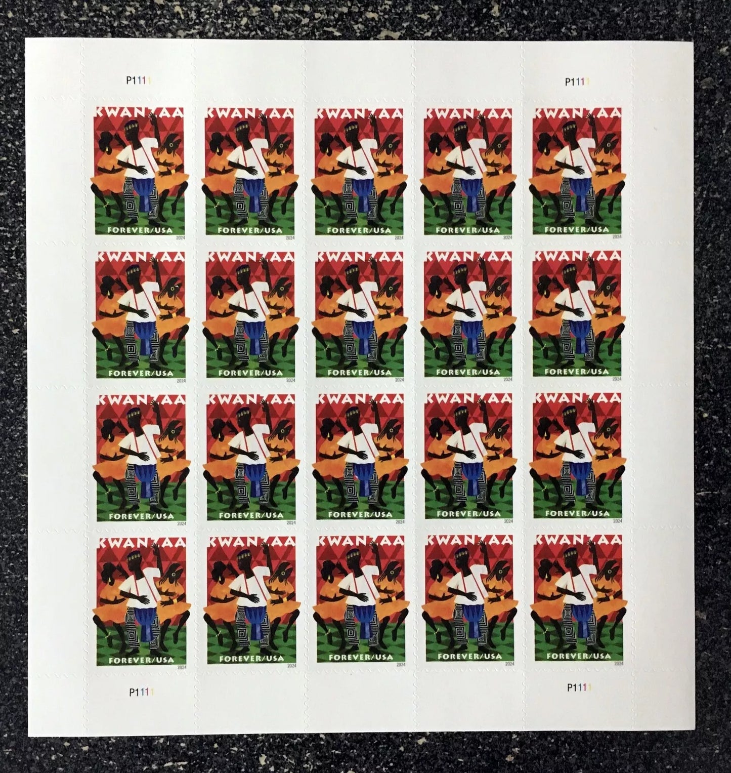 2024 USA Holiday Kwanzaa Forever Stamps