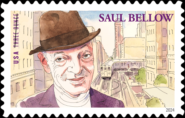 2024 Saul Bellow Literary Arts Stamp