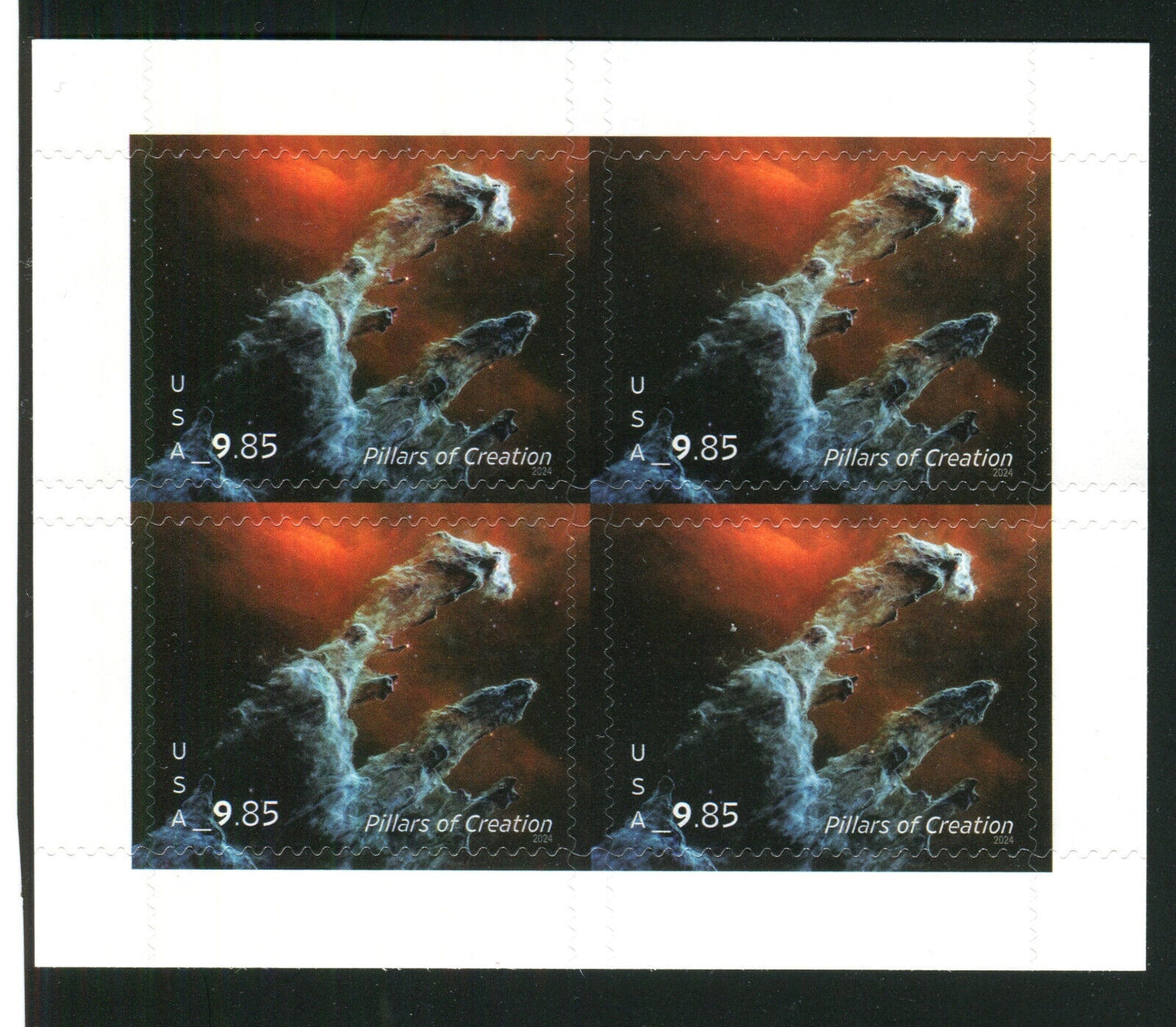 2024 Pillars of Creation $9.85 NASA Webb Space Priority Postage Stamp