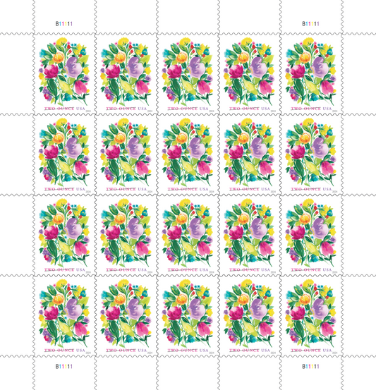 2024 USA Wedding Blooms Two Ounce Forever Stamps